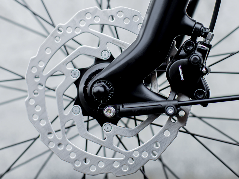 Trek District+ 4 400wh Lowstep Electric Hybrid  Bike 2022 in Red-3